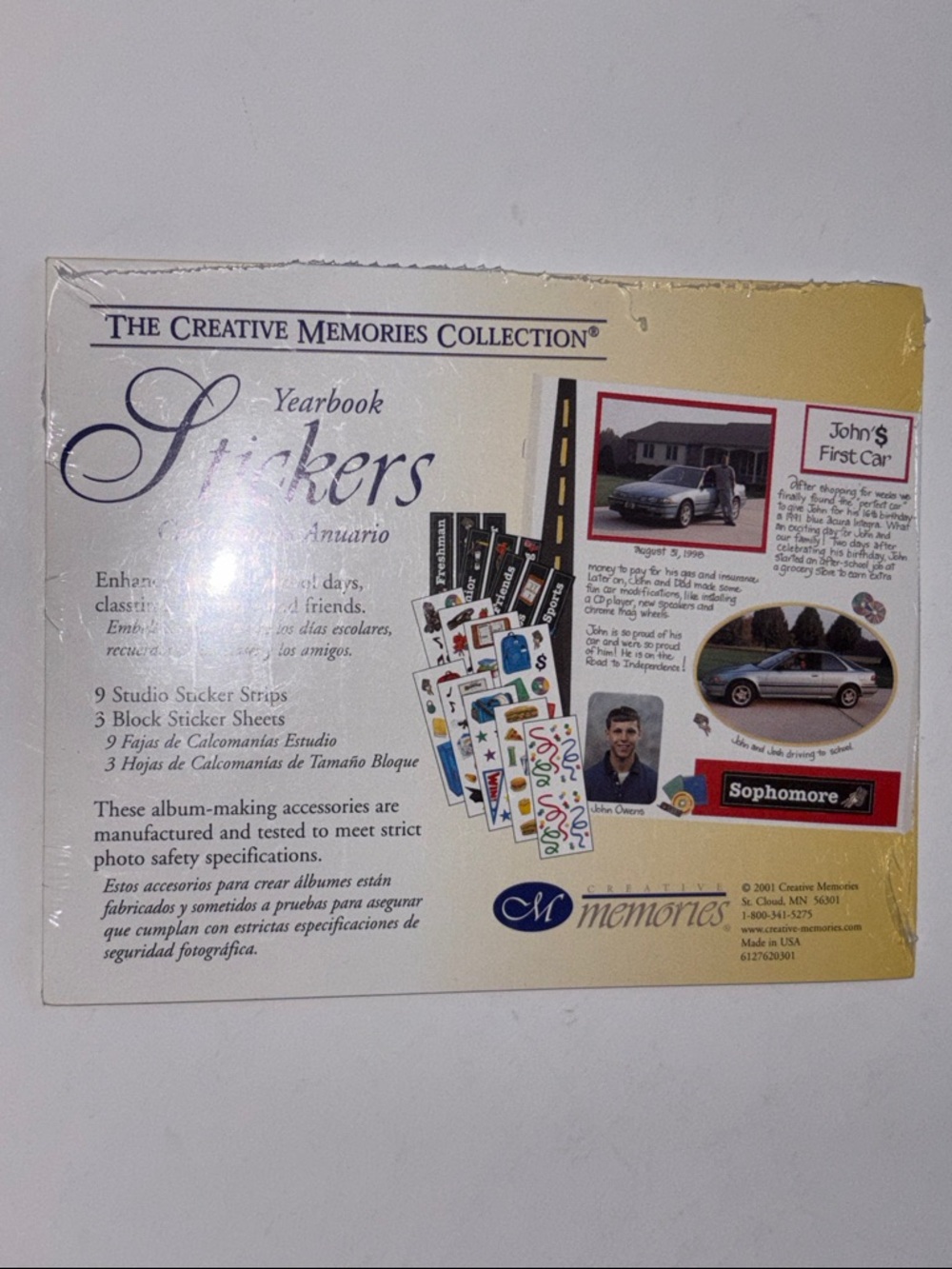 Creative Memories Yearbook Stickers - Vintage Creative Memories high school